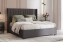 Кровать "Аделия" 811.26 кровать 160*200 с мех (Simpl 54/Серый уголь/ОД06) - Ангстрем - фото в интернет-магазине Арктика