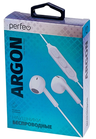 Наушники Perfeo BT "ARGON" PF-C3177 (белые) - фото в интернет-магазине Арктика