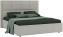 Спальня "Дольче" (ДЛ-810.26) кровать 160*200 (кашемир серый) - Ангстрем - фото в интернет-магазине Арктика