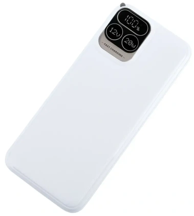 Аккумулятор внешний Perfeo Powerbank Atomic Age 10000 mAh Белый (PF_E1473) - фото в интернет-магазине Арктика
