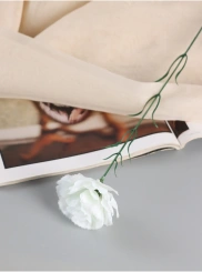 Цветы искусственные «Гвоздика» 45 см, белый 183276 - Сима-ленд - каталог товаров магазина Арктика