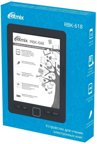 Электронная книга Ritmix RBK-618 - фото в интернет-магазине Арктика