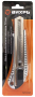 Нож ВИХРЬ с выдвижным лезвием 18 мм, металлический корпус, автоматический фиксатор