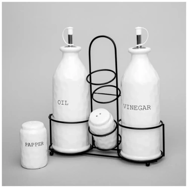 Набор емкостей д/масла и уксуса 157-243 5 пр - Арти М - фото в интернет-магазине Арктика