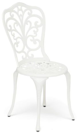 Стул "Secret De Maison Mozart" (алюминиевый сплав, 53хх41х89см, butter white) - Тетчер - фото в интернет-магазине Арктика