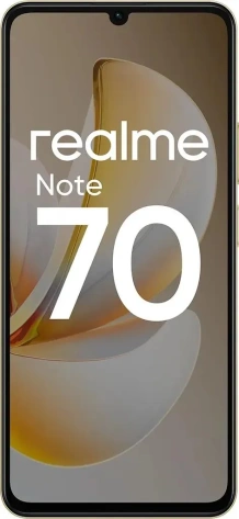 Мобильный телефон Realme Note 70 6+128Gb Gold (RMX5313) - фото в интернет-магазине Арктика