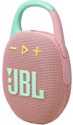 Портативная акустика JBL Clip 5 Pink (JBLCLIP5PINK) - фото в интернет-магазине Арктика