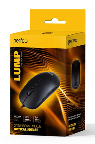 Мышь Perfeo LUMP (PF_B4896) (черная) - фото в интернет-магазине Арктика