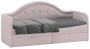 Детская "Адель" кровать Тип 1 800 (велюр пудровый) 80*200 - Три Я
