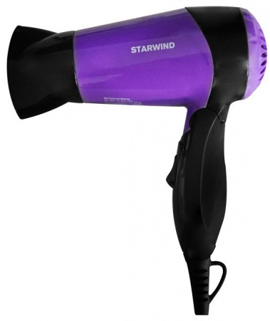 Фен Starwind SHP6102 черный/фиолетовый - фото в интернет-магазине Арктика