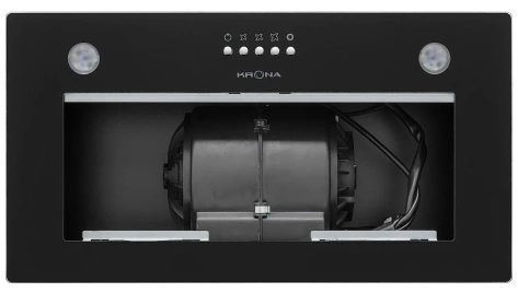 Вытяжка Krona ARVEN 500 BLACK PB V2 - фото в интернет-магазине Арктика